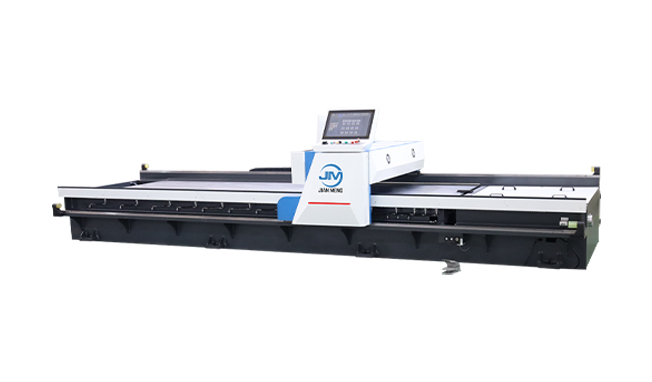 Horizontal V grooving machine