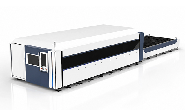 Double-Platform Exchange Fiber Laser Cutting Machine